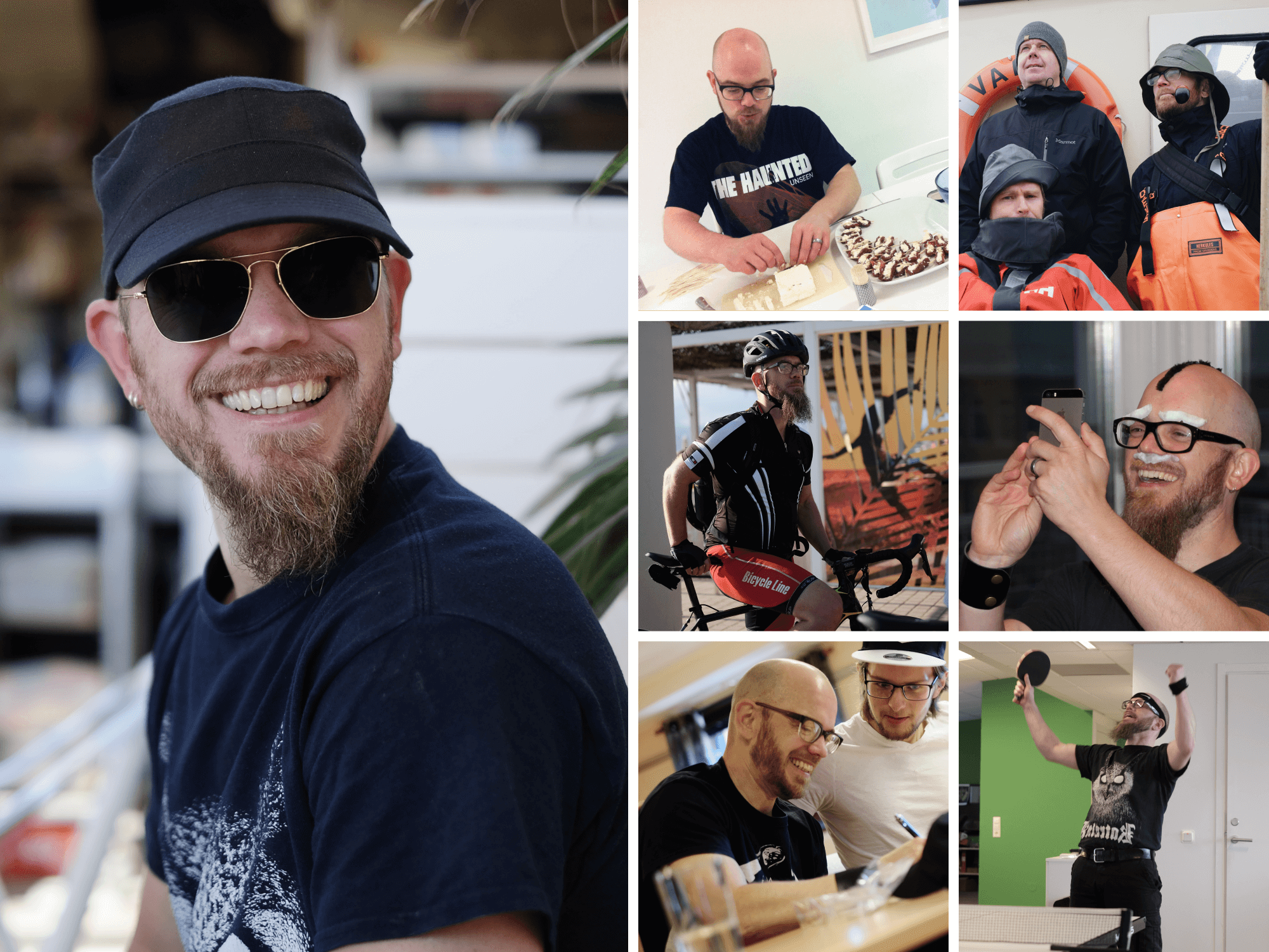 Bildcollage av vår medarbetare Ola Lundén